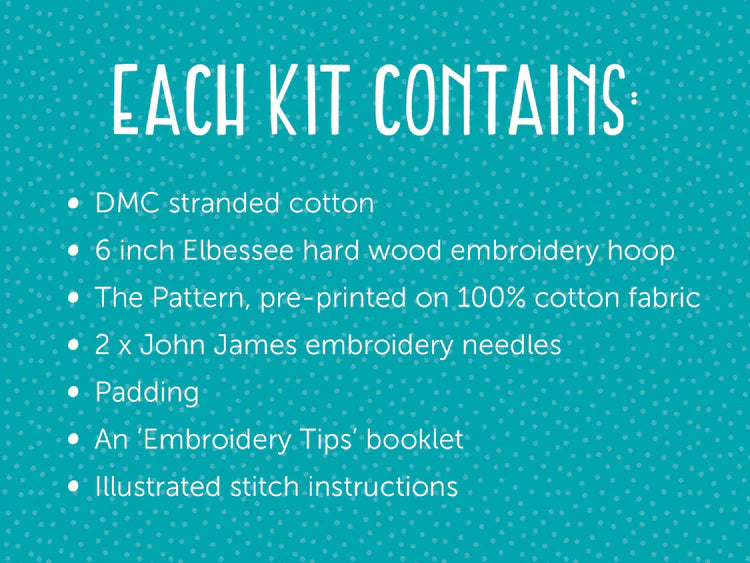 BE KIND TO YOURSELF EMBROIDERY KIT by Oh Sew Bootiful