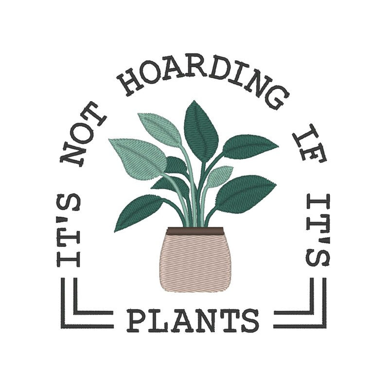 PLANT HOARDER EMBROIDERED SWEATSHIRT