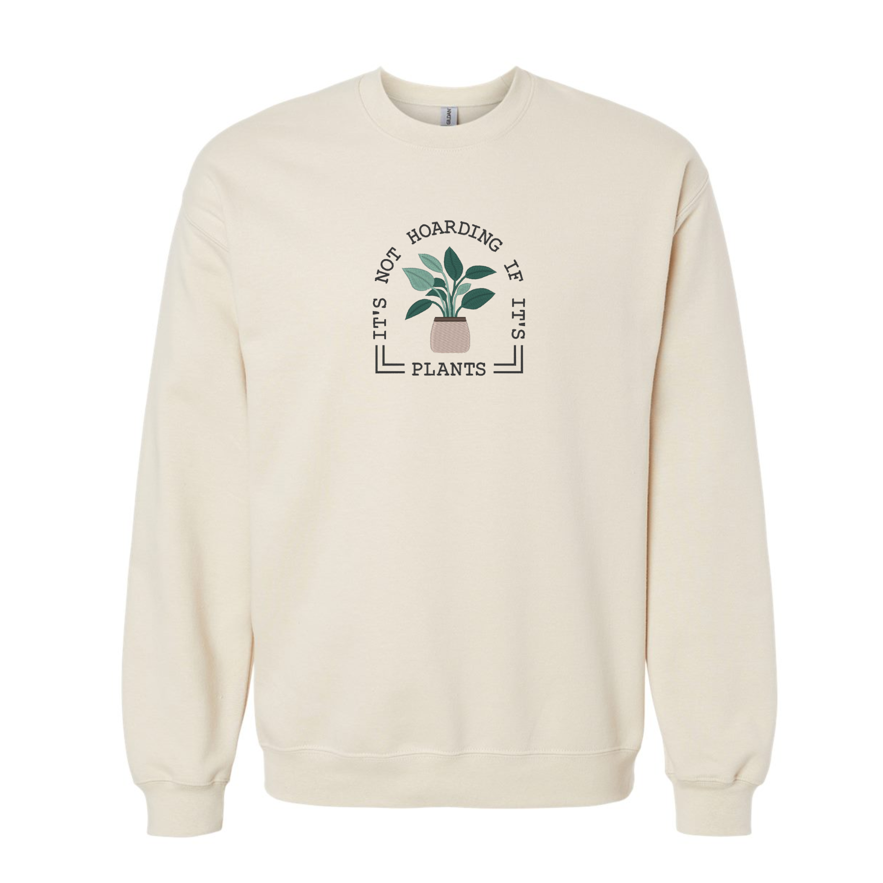 PLANT HOARDER EMBROIDERED SWEATSHIRT