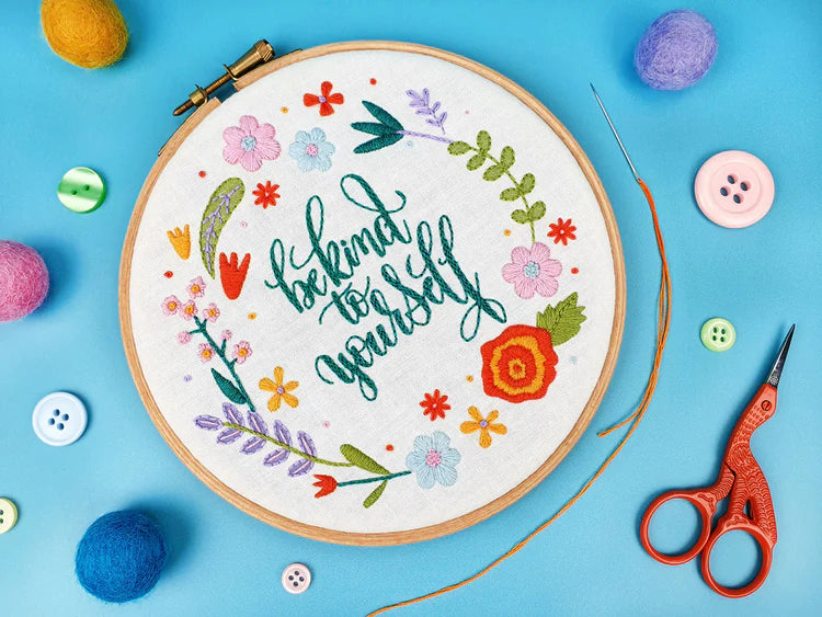 BE KIND TO YOURSELF EMBROIDERY KIT by Oh Sew Bootiful