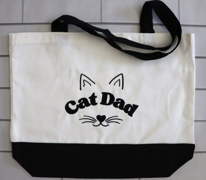 TOTE BAG-CAT DAD