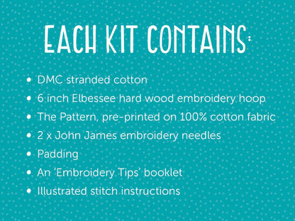 BE KIND TO YOURSELF EMBROIDERY KIT by Oh Sew Bootiful