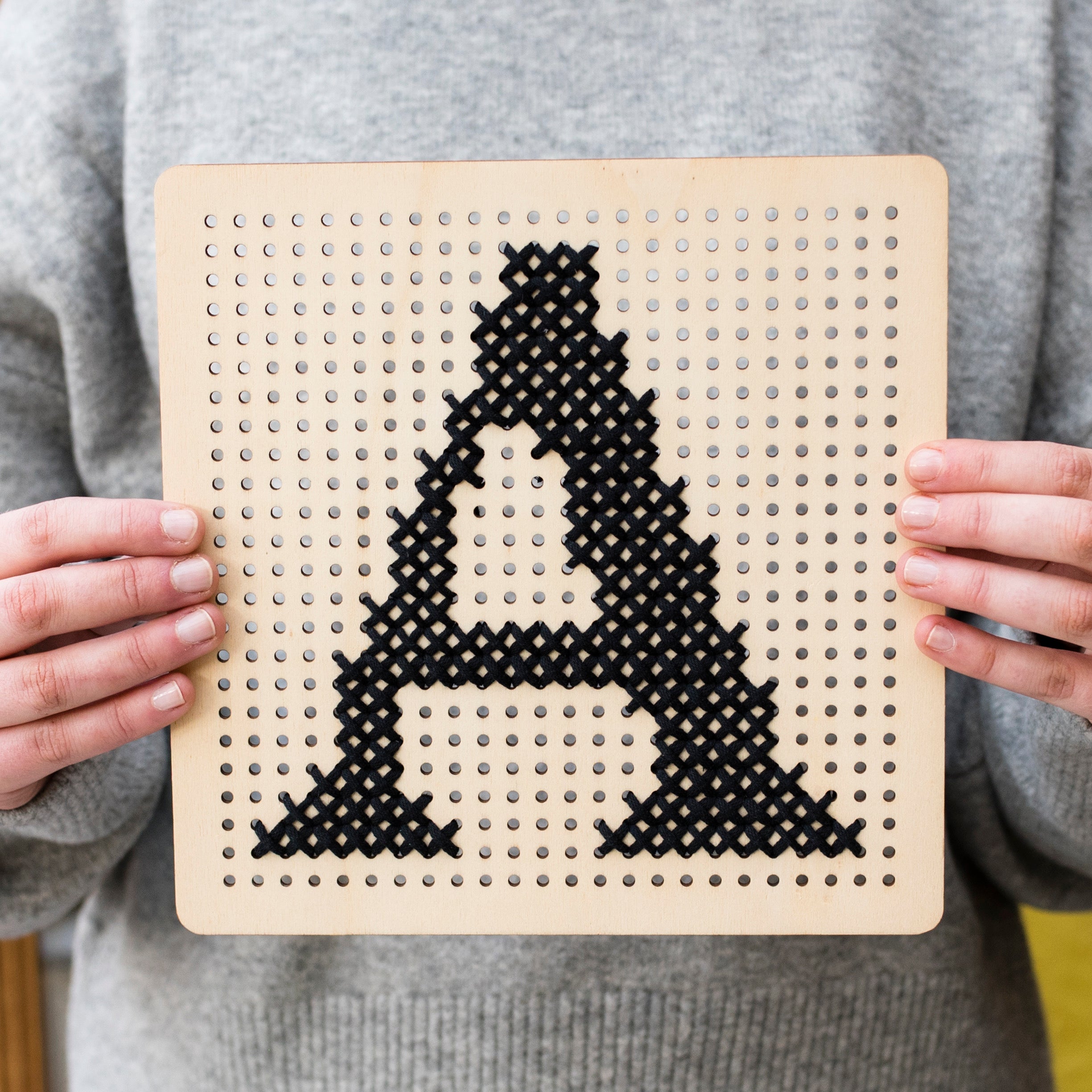 CROSS STITCH PEGBOARD WALL ART BOARD DIY CRAFT KIT