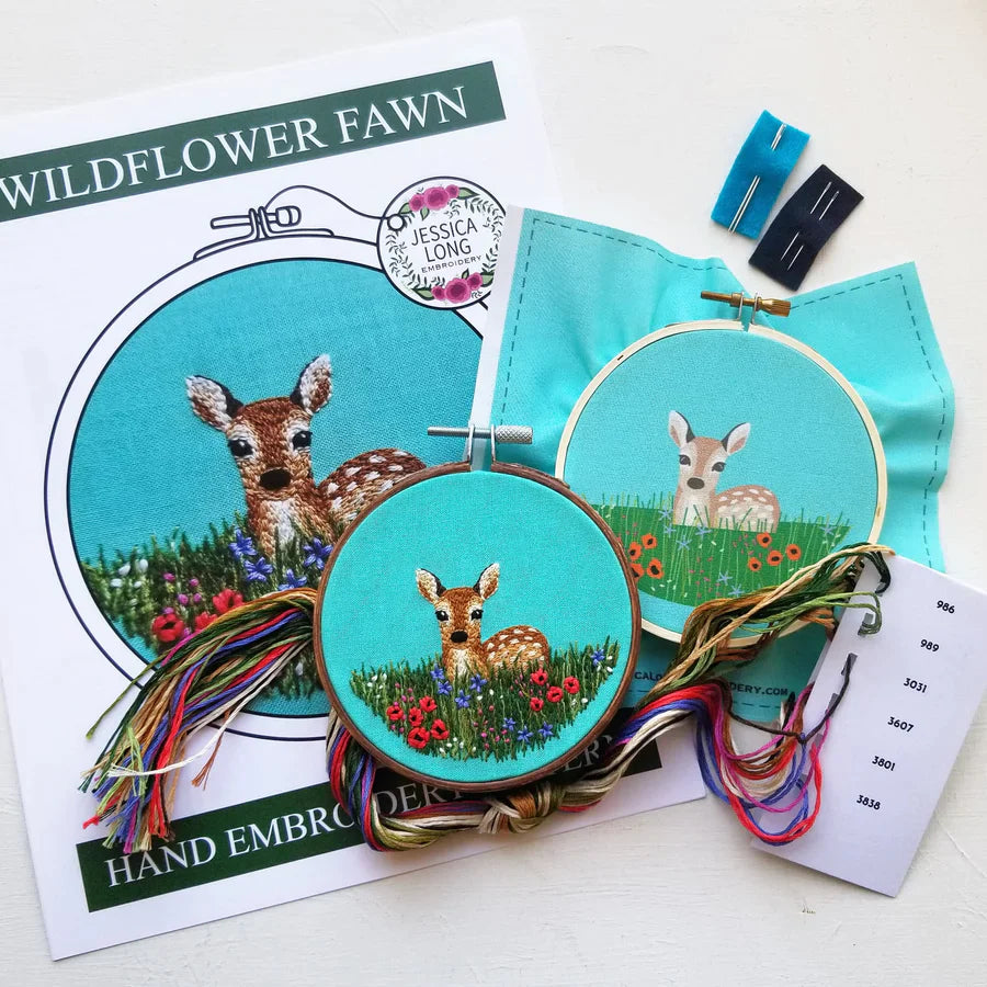 DEER EMBROIDERY KIT