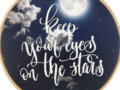 KEEP YOUR EYES ON THE STARS EMBROIDERY FABRIC PACK
