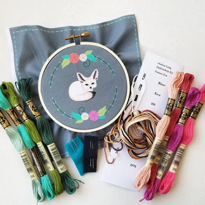 FENNEC FOX EMBROIDERY KIT
