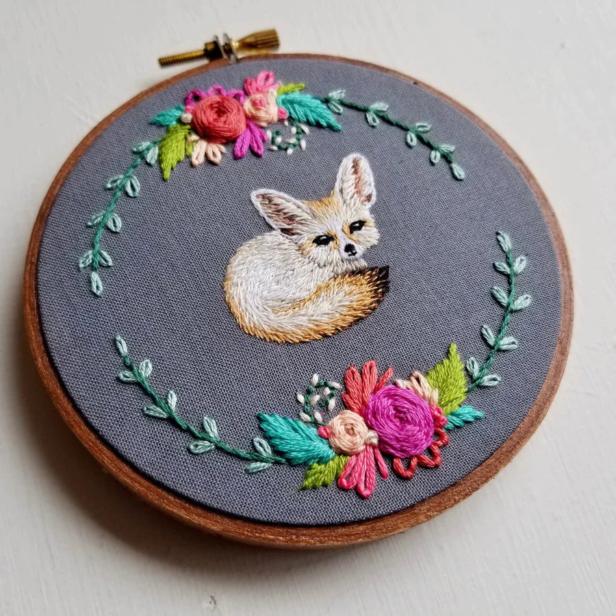 FENNEC FOX EMBROIDERY KIT