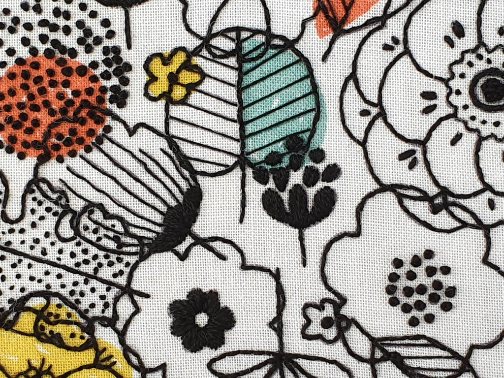 FLORAL SHADOWS EMBROIDERY KIT