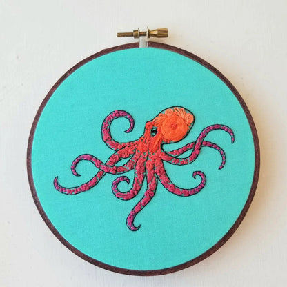 OCTOPUS EMBROIDERY KIT
